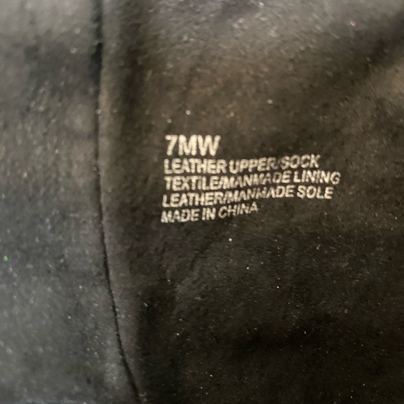 Antonio Melani black leather boots size 7MW - Picture 8 of 9